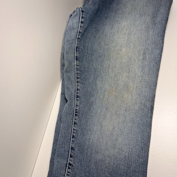 3/$25 Levi's 550 Classic Relaxed Tapered Fit Women's Jeans 14 Long Distressed - Picture 10 of 11